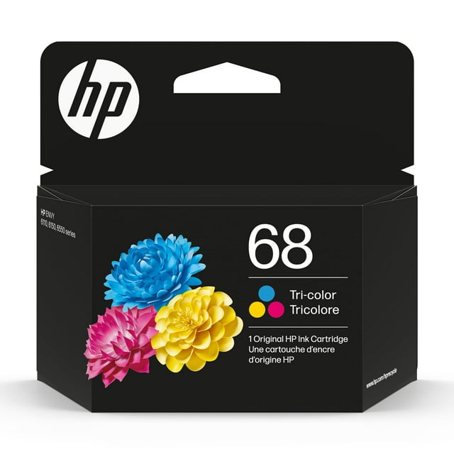 Cartucho de tinta HP 68 Tri-Color para las series Envy 6100e, 6500e