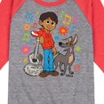 thumbnail image 3 of Coco - Miguel Y Dante - Toddler And Youth Raglan Graphic T-Shirt, 3 of 6