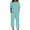 Green, variant on GILIGEGE Linen Sets for Women 2 Piece Summer Women's Summer Cotton and Solid Color Round Neck with Button Loose Casual Pants Short Sleeve Set Wide Leg Pants Tracksuit Lounge Matching Sets Dark Blue L