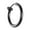 black, variant on Fake Piercing Hoop Ring Spring Clip On Lip Nose Septum Ear Earring Jewelry 1pcs-black-2*16mm