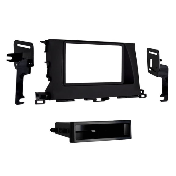 Metra 99-8248B Aftermarket Single DIN Stereo Installation Kit for Toyota Highlander 14-19 (Black)