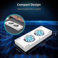 thumbnail image 4 of Vertical Stand With Cooling Fans For Xbox Series S Console 3 Levels Adjustable Fans Rotate Speed With Type-c Power Input Usb Charging And Data Trans, 4 of 5