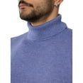 thumbnail image 6 of X RAY JEANS Mens Turtleneck Sweater Pullover, Heather Blue, XL, 6 of 10