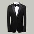 thumbnail image 2 of Qiggri Men's Tuxedo Jacket Slim Fit Shawl Lapel Blazer One Button Suit Jackets for Party Prom Wedding Dinner, 2 of 4