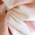 thumbnail image 5 of Women's Winter Pajamas Hooded V Neck Button Down Print Long Sleep Robe Coral Fleece Thermal Comfy Home Wear With Pockets (M, White), 5 of 9