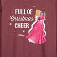 thumbnail image 3 of Disney - Full Of Christmas Cheer Aurora - Women's Lightweight French Terry Long Sleeve Shirt, 3 of 5