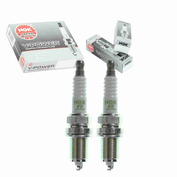 2 pc NGK 2087 V-Power Spark Plugs for 1765240 3119 90919-01177 90919-01177-000 K16-U K16R-U Ignition Wire Secondary