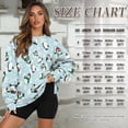 thumbnail image 6 of HELLHERO Christmas Penguin Print Women Crewneck Sweatshirt Oversized Long Sleeve Pullover Tops Comfy Fall Clothes 2025 Fashion Size XXXL, 6 of 7