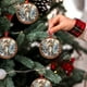 thumbnail image 5 of Adornos navideños, Adornos navideños, Adornos navideños colgantes de madera, Adornos navideños para el árbol de Navidad, Adornos para el coche, 2 colgantes navideños de madera, 5 of 7