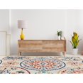 thumbnail image 5 of Linon Tripoli Rondels Hand Tufted Polyester 8'x10' Rug in Ivory, 5 of 5