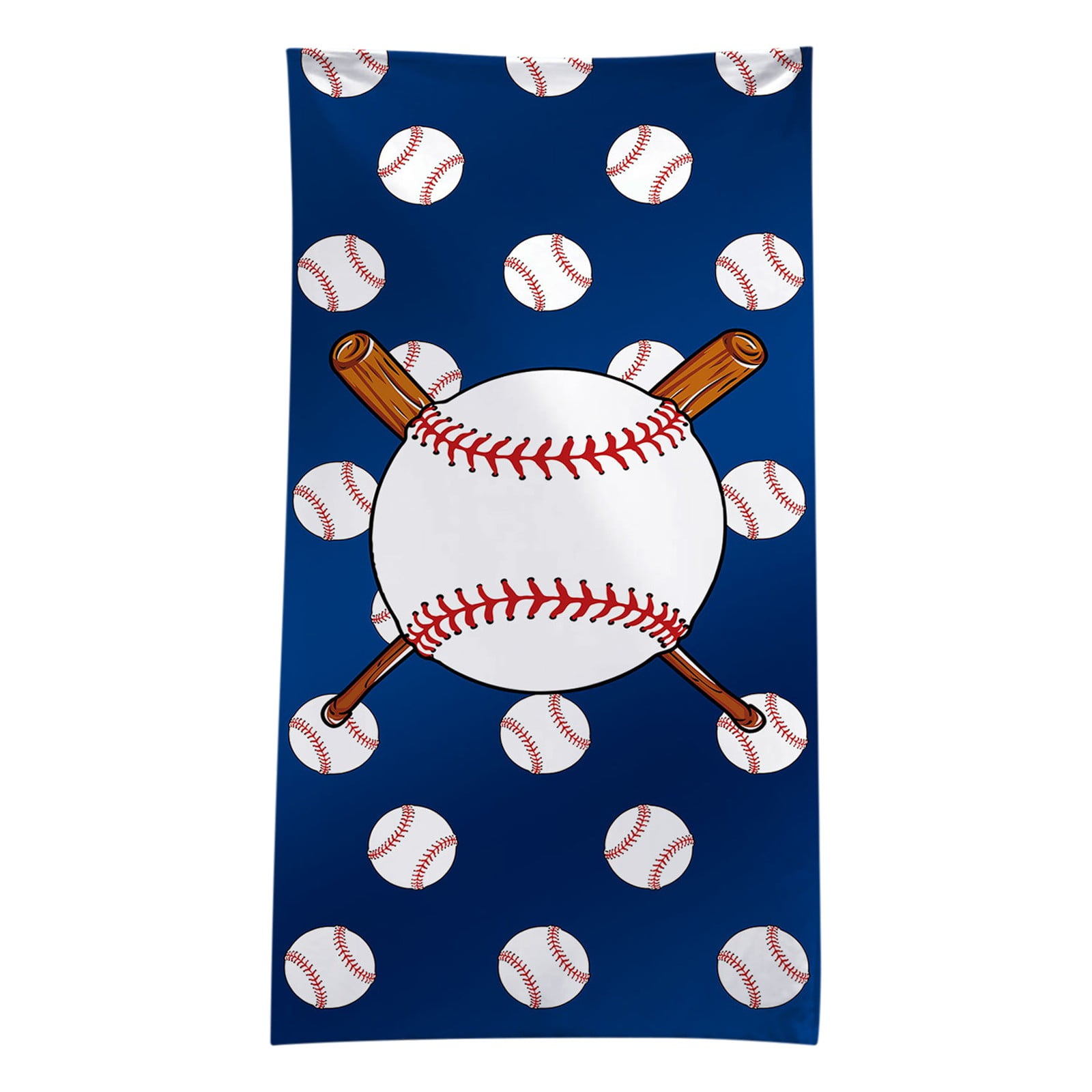 Jikolililili Baseball Beach Towel Quick Dry Lightweight Bath Swim