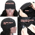 thumbnail image 6 of Headband Wig Human Hair Deep Wave Glueless None Lace Front Headband Wig Brazilian Virgin Hair Wigs for Black Women - 16 inch, 6 of 7