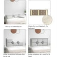 thumbnail image 4 of Wall panels upholstery self-adhesive, 3D wall panels headboard bed, wall cushion removable protective plate for children's room, 4 of 5