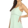 thumbnail image 4 of White Mark Robe Maxi Babydoll à Étages pour Femmes à Encolure Dégagée et Taille Empire, 4 of 6