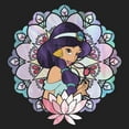 thumbnail image 2 of Junior's Aladdin Aladdin Jasmine Lotus Flower  Festival Muscle Graphic T-Shirt, 2 of 4