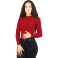 thumbnail image 1 of Sueter Mujer Cuello Unitalla Alto Manga Larga Sueteres Casual Sweater, 1 of 5