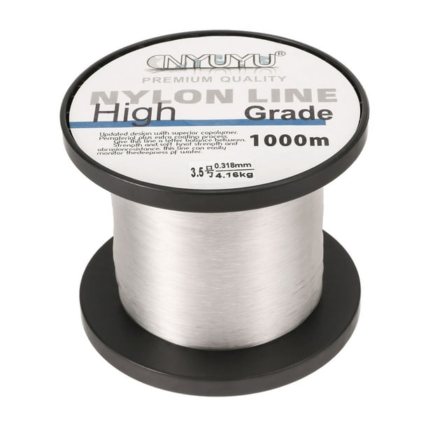 Uxcell 3281FT 10lb 3.5# Fluorocarbon Coated Monofilament Nylon Fishing Line  String Wire Clear 