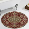 thumbnail image 2 of Bohemia Round Area Rugs for Bedroom Living Room, 4FT Soft Comfy Indoor Circle Carpets, Carpet Home Decor Floor Mat, 2 of 6