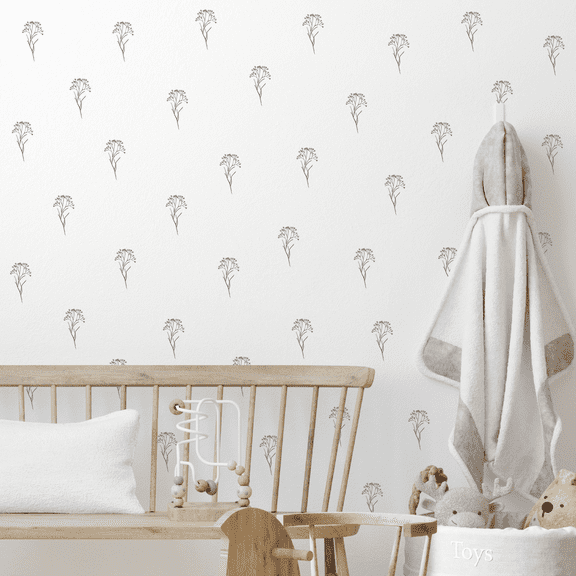 Floral Stem Wall Decals