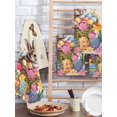 thumbnail image 2 of Easter Bunny Kitchen Dish Towels for Drying Dishes Set of 4, Colorful Eggs Spring Tulips Flower Vintage Waffle Weave Microfiber Hand Tea Bathroom Towels Quick Dry & Absorbent Towel 15.7x23.6, 2 of 7