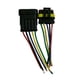 thumbnail image 1 of Conector a prueba de agua HID, Enchufes del conector de alambre de luz HID, Zócalo del arnés de cableado, Zócalos de terminales de carcasa de nylon, Conector de cable eléctrico de empalme, 1 of 6