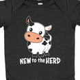 thumbnail image 4 of Inktastic New to the Herd Cute Cow Boys or Girls Baby Bodysuit, 4 of 5
