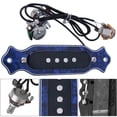 thumbnail image 5 of 6 Strings Pickup Circuit ABS Housing Sound Hole Magnetic for Acoustic Electric Guitar(Blue), 5 of 7
