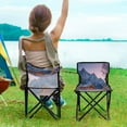 thumbnail image 5 of 600D Oxford Camping Chair Portable Foldable Chair Supports 220 lbs for Picnic, Fishing, Backpacking Beautiful Wooden Chalet, 5 of 8