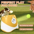 thumbnail image 2 of HBASD Automatic Dog Ball Launcher for Medium to Large Dogs, Interactive Dog Ball Thrower Mental Stimulation Dog Toys (Orange), 2 of 10