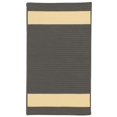 thumbnail image 1 of Colonial Mills Rug AR45R096X120S Aurora Rectangle Braided Area Rug   Grey Yellow - 8 x 10 ft., 1 of 1
