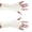 White, variant on HNMKIU Knitted Lace Casual Fingerless Half Women's Mittens Solid Hand Warmers White - A