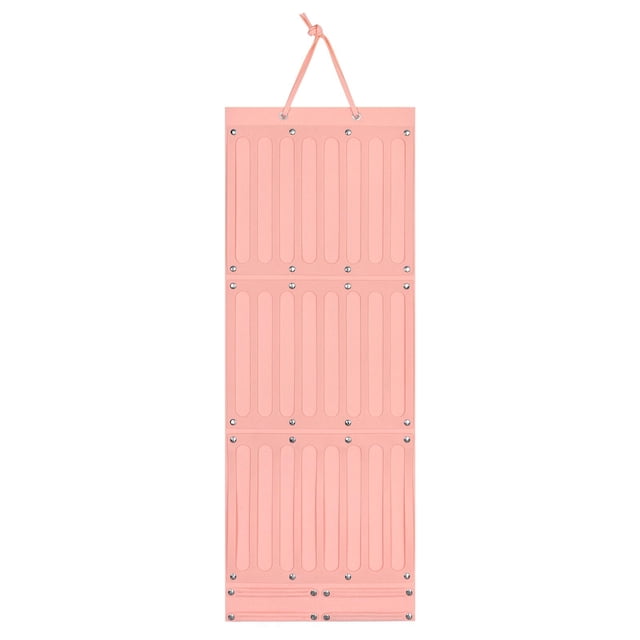 Organizador de accesorios para el cabello, cintas para bebés, niñas y mujeres, soporte de almacenamiento colgante para el cabello Rosa 104cmx38cm