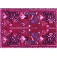thumbnail image 1 of Ahgly Company Indoor Rectangle Persian Pink Traditional Area Rugs, 5' x 7', 1 of 4