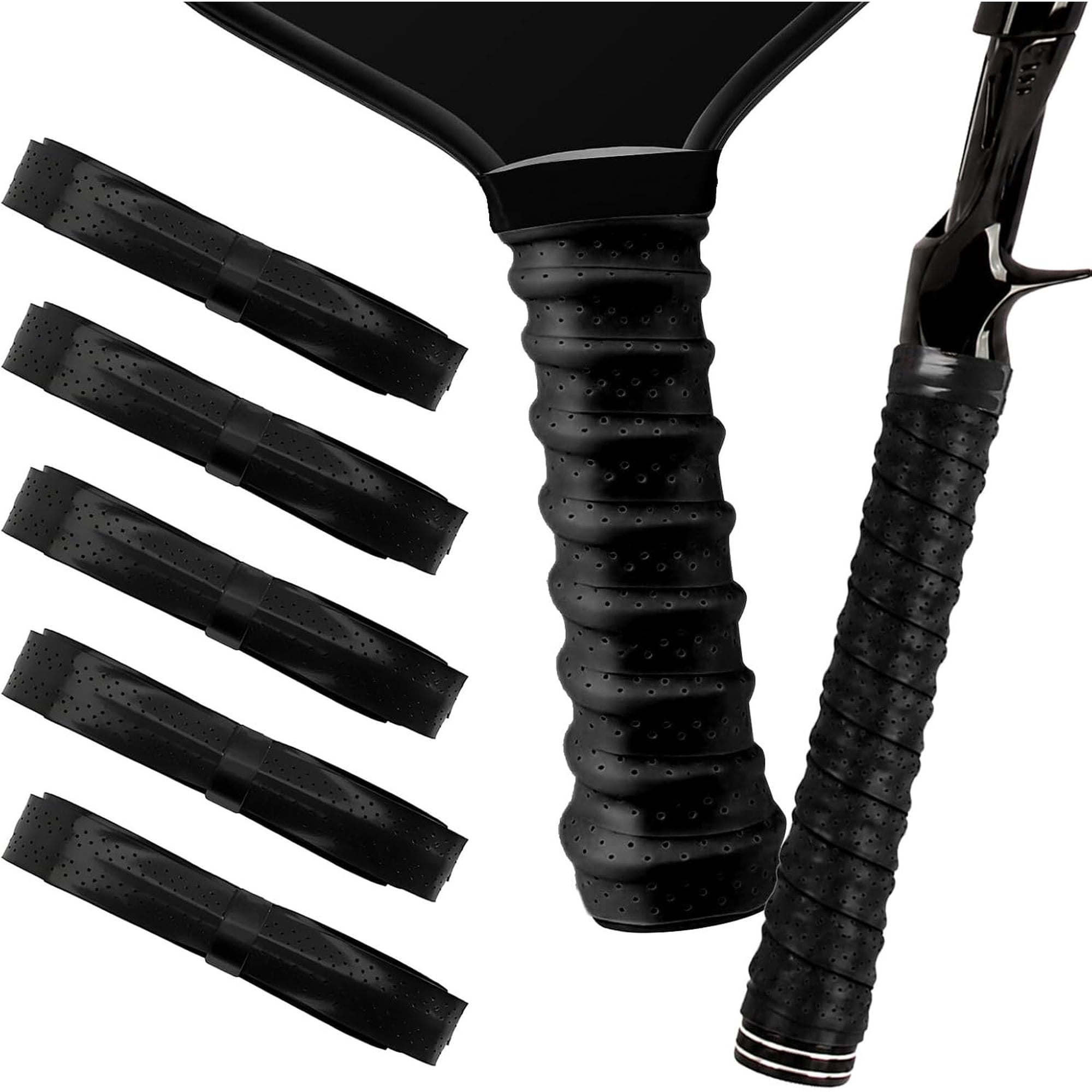 5 count Fishing Rod Grip Tape EVA Overgrip Wrap Handle Set