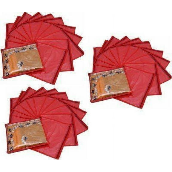 Kuber Industries Single Packing Saree Cover 36 Pcs Set