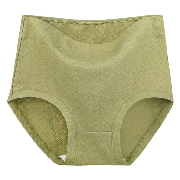 Nmnitkp Women's Panties Soft and Elastic Panties Solid color Plus Size Panties High Waisted Soft Breathable Panties Stretch Briefs Seamless Ladies Underwear Panties