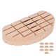 thumbnail image 4 of Almohadillas para pezuñas de vaca, 10 piezas Almohadilla para pezuñas de caballo de madera Almohadilla para recorte de pezuñas de madera Diseño de próxima generación, 4 of 12