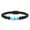 Turquoise, variant on Men's Natural Healing Stone Leather Bracelet With Magnetic Closure (Turquoise)