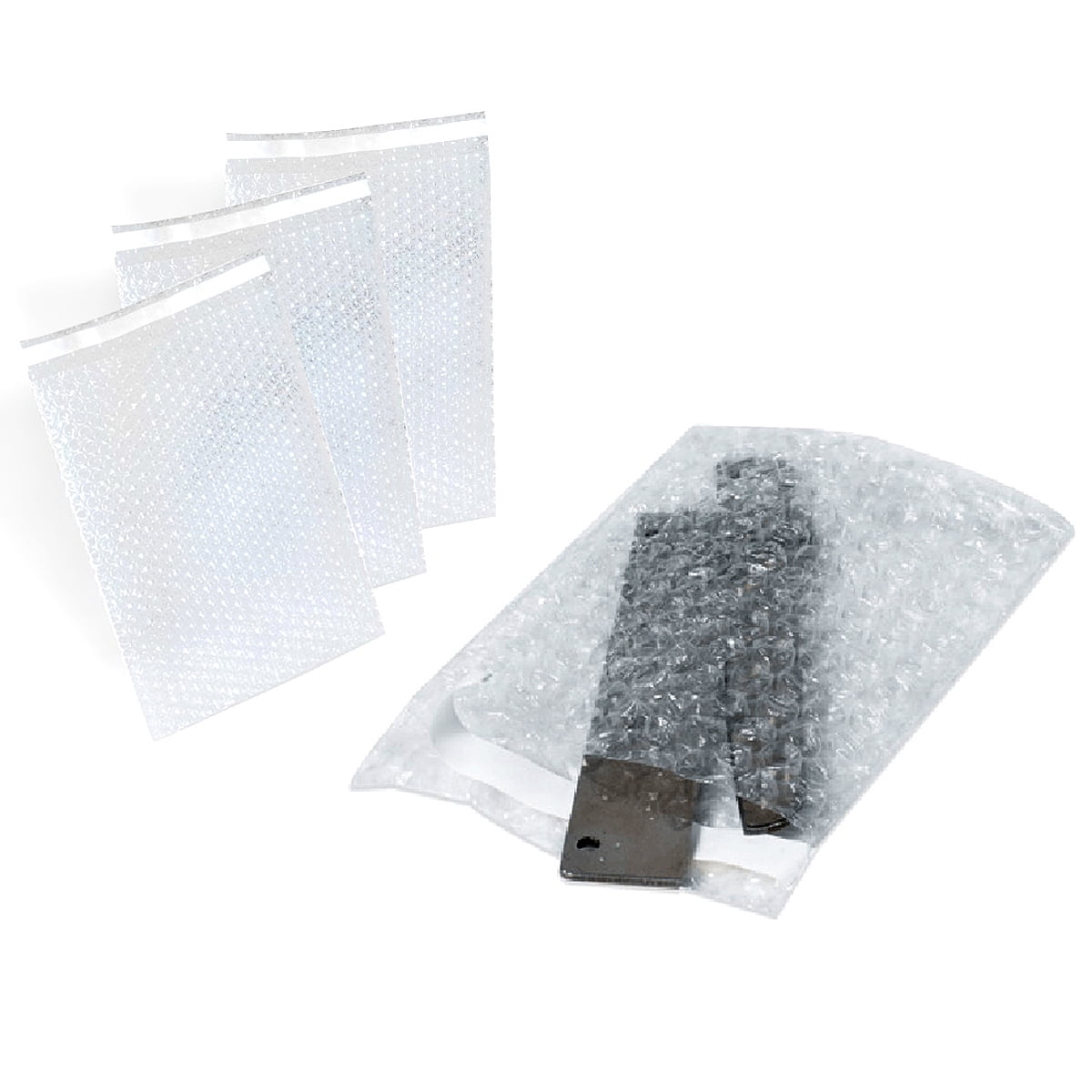 UOFFICE 250 Bubble Out Bags 6x8.5" Wrap Pouches Envelopes Self-Sealing