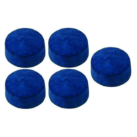 Elk Master Cue Tips - Elk Master 12mm Pool Billiard Cue Tips - Set of 5, Made from special treated leather By Elk-Master