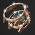 thumbnail image 6 of TECH CIRCLE case for Samsung Galaxy Watch 6 44mm Case, Sparkly Bling Diamonds All-Around Protective Hard PC Cover Accessories for Women Girls,Rosegold, 6 of 6