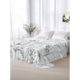 thumbnail image 6 of Spring Floral Flat Sheets Only California King Size, Soft Breathable Bed Top Sheets for Mattress, Vintage Botanical Watercolor Luxury Bedding Flat Sheets for Home Hotel Bedroom Bed Protection, 6 of 9