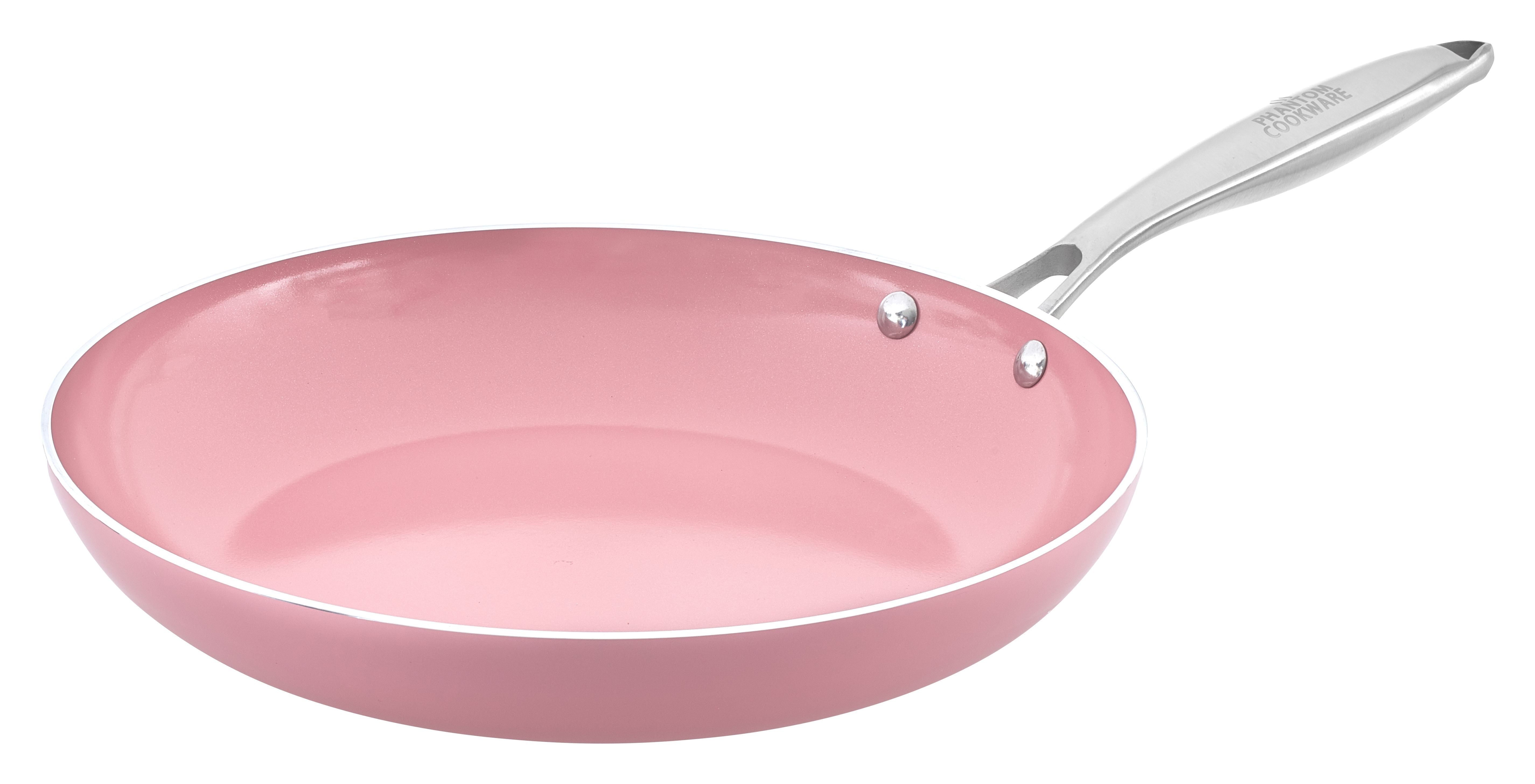 phantom cookware Pink 9.5" Frypan made with Ceramic coating