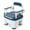 Blue, variant on Bedside Commode, Adult Portable Toilet, Toilet Chair Seat with Handles, Height Adjustable Mobile Portable Toilet, Adult Potty Chair Load 882lb for Seniors Disabilities Elderly & Others -Blue