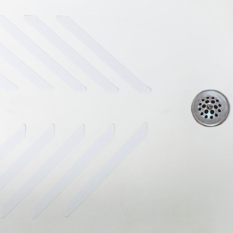 Duck Brand Adhesive Plastic Bathtub Treads, White, X (18 , 45 OFF