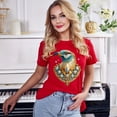 thumbnail image 4 of Animal Shirt, Shirt with Animals, Tee Shirt with Antique Animal Medallion, 4 of 18