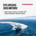 thumbnail image 2 of Protector Skeg Megaware SkegPro 667 de acero inoxidable, 2 of 7