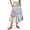Green, variant on Plaid Printed Skirts for Women Elastic Waist Drawstring Casual Summer Frocks Sky Blue M