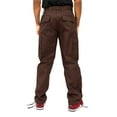 thumbnail image 2 of G-Style USA Men's Relaxed Straight Fit Work Cargo Pants 6CP01 - Brown - 30/30, 2 of 5