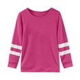 thumbnail image 1 of T-shirts à Manches Longues pour Filles, Col Rond, Taille 3-4T, 1 of 5